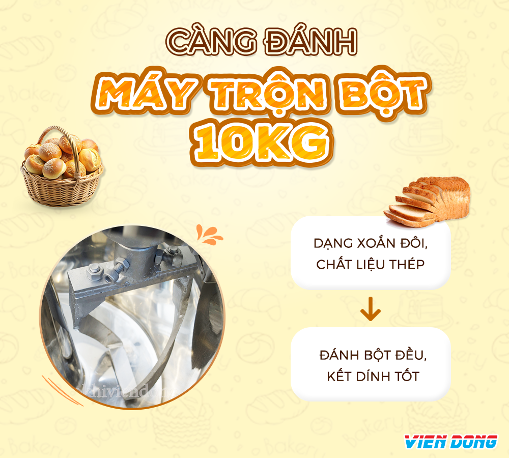 Máy trộn bột bánh mì