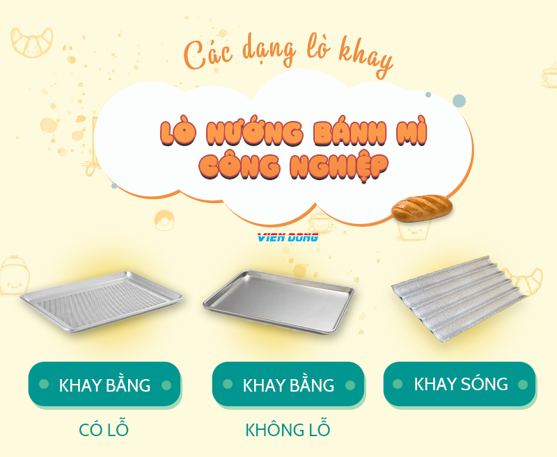 Lò nướng bánh mì đối lưu 10 khay Việt Nam