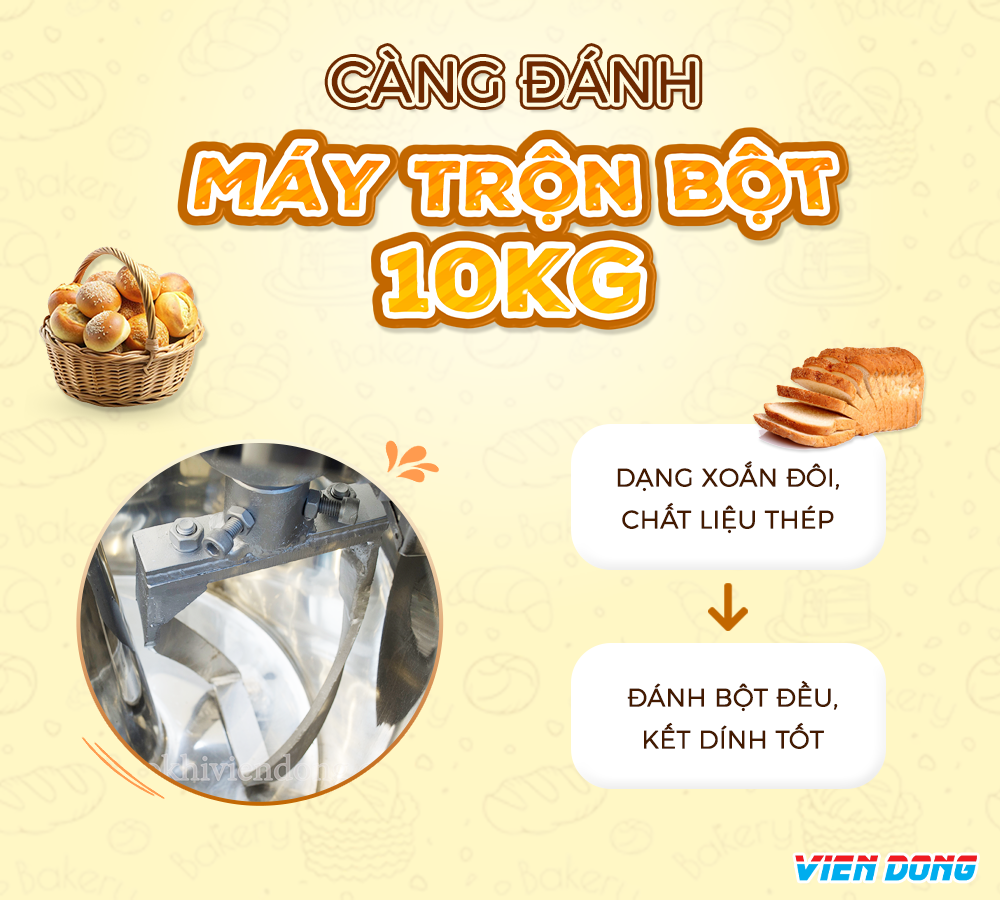 Máy trộn bột 10Kg