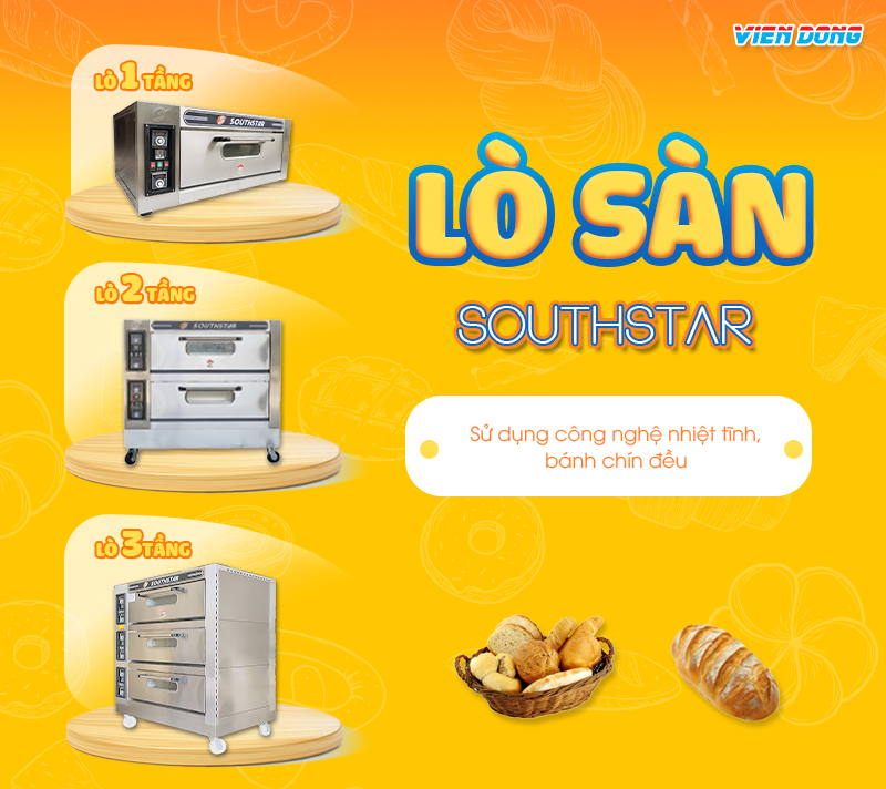 Lò nướng bánh công nghiệp 2024