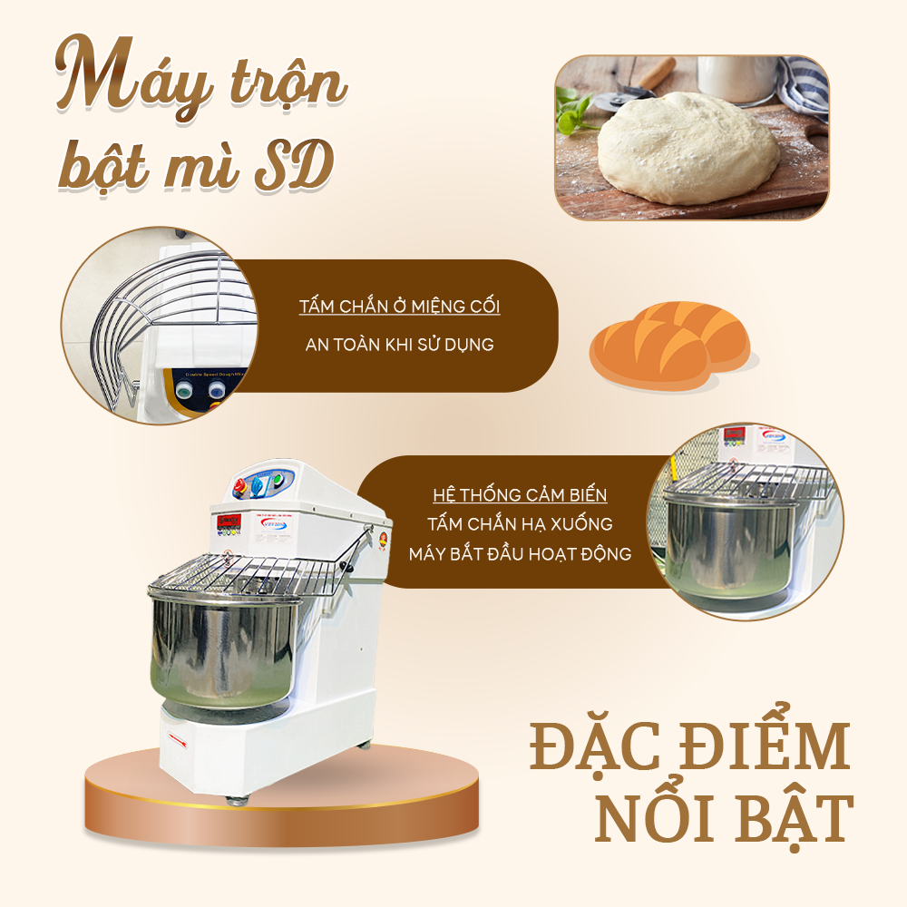 Máy trộn bột công nghiệp 10L