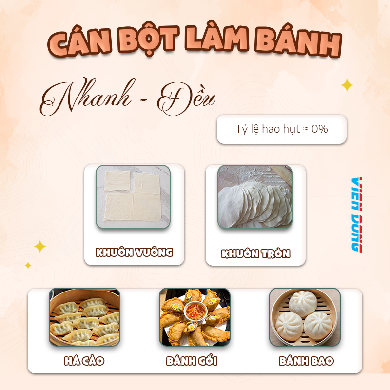 Máy làm vỏ bánh gối tự động