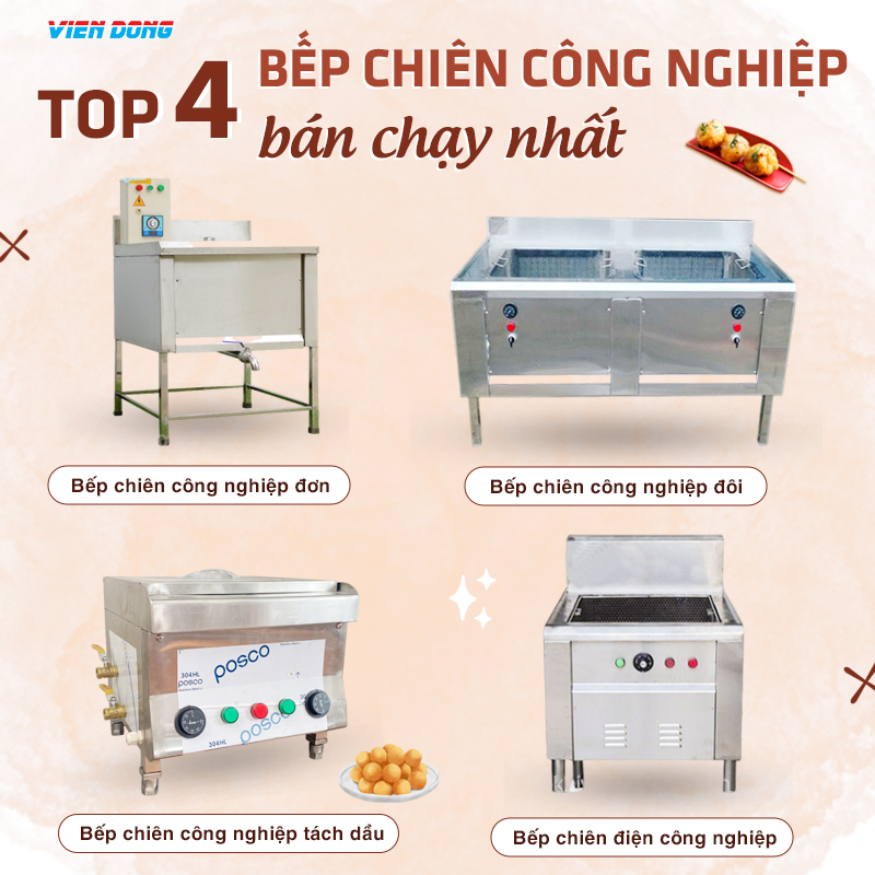 Bếp chiên công nghiệp