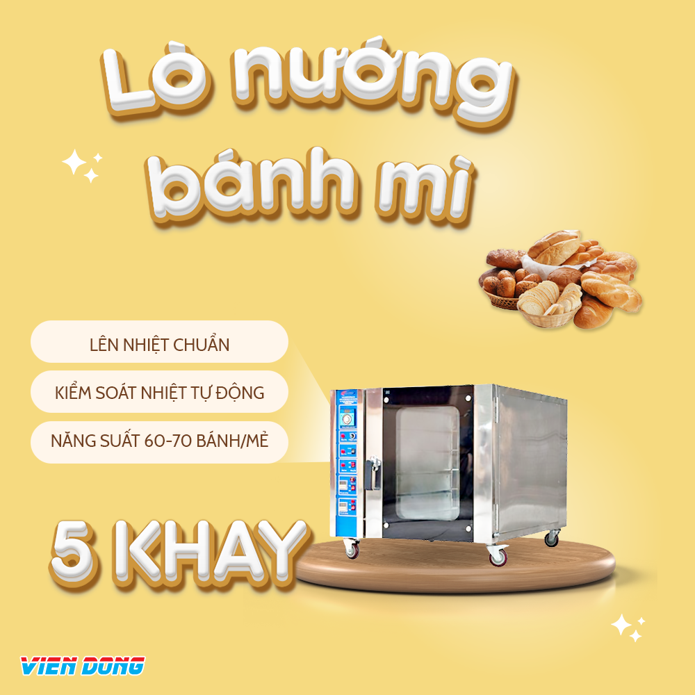 Lò nướng bánh mì đối lưu Việt Nam