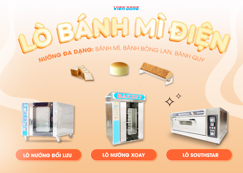 Lò bánh mì điện công nghiệp