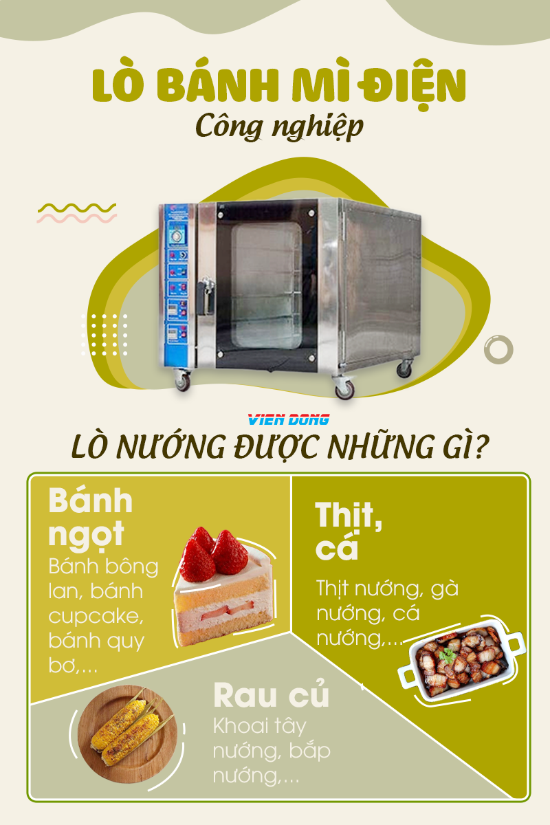 Lò bánh mì điện công nghiệp