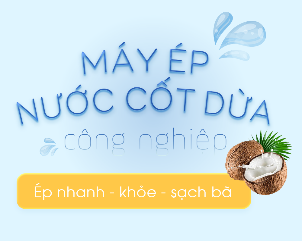 Máy ép nước cốt dừa công nghiệp