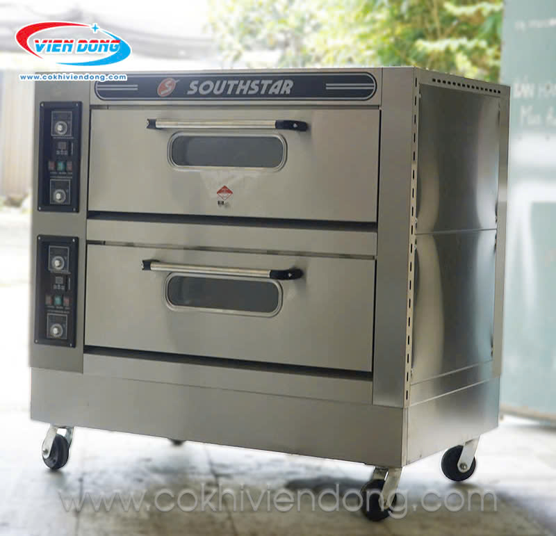 lò nướng bánh ngọt Southstar 2 tầng 4 khay