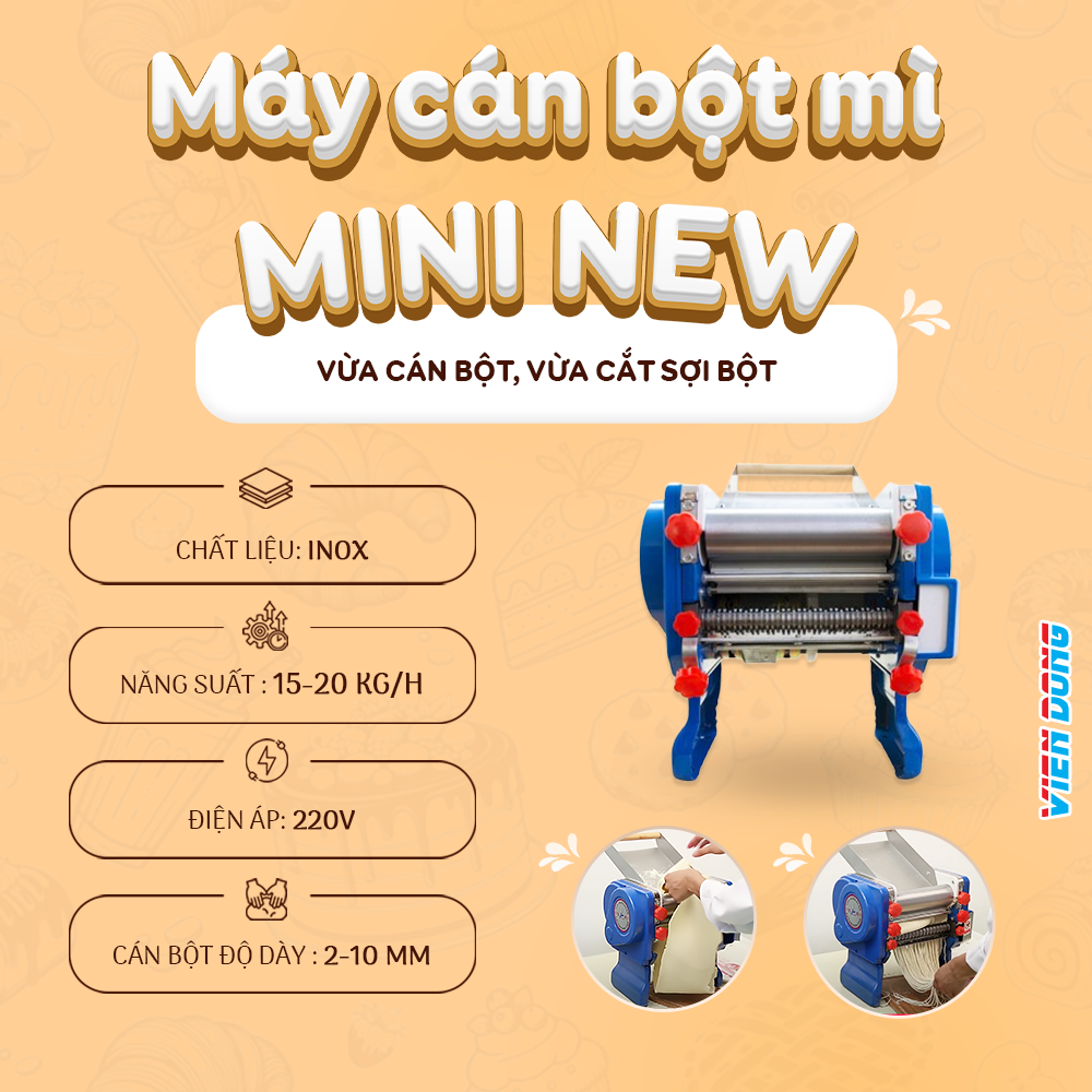 Máy cán bột mì