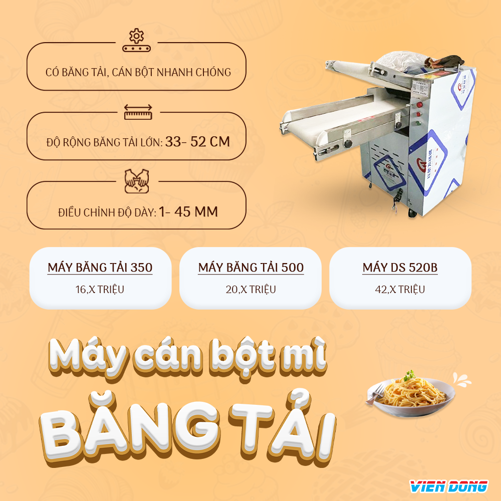 Máy cán bột mì