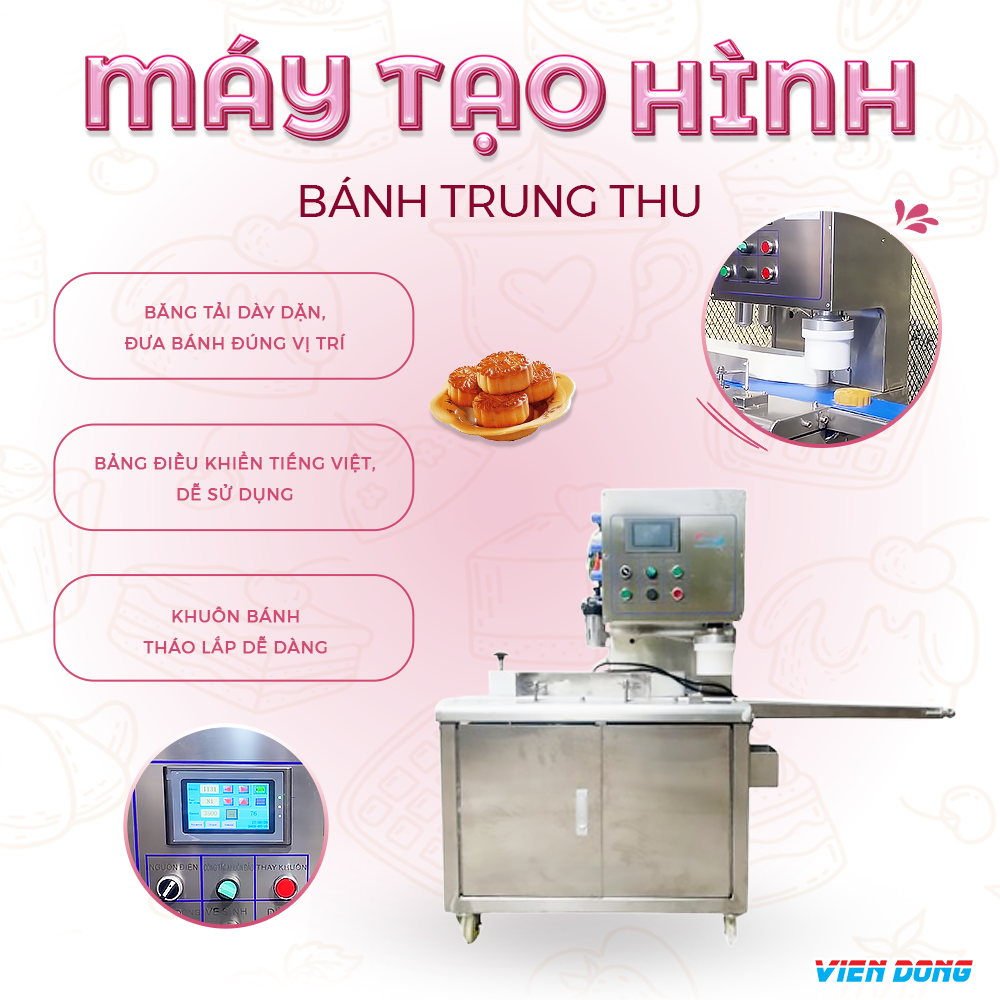 máy tạo hình bánh trung thu