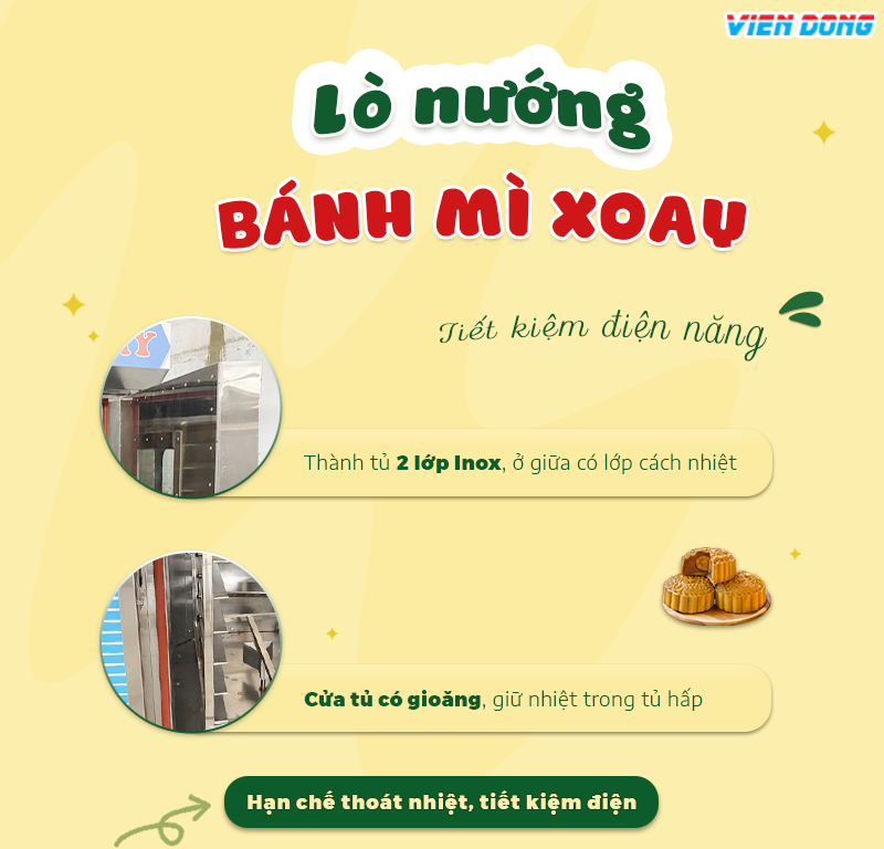 Lò nướng bánh mì xoay