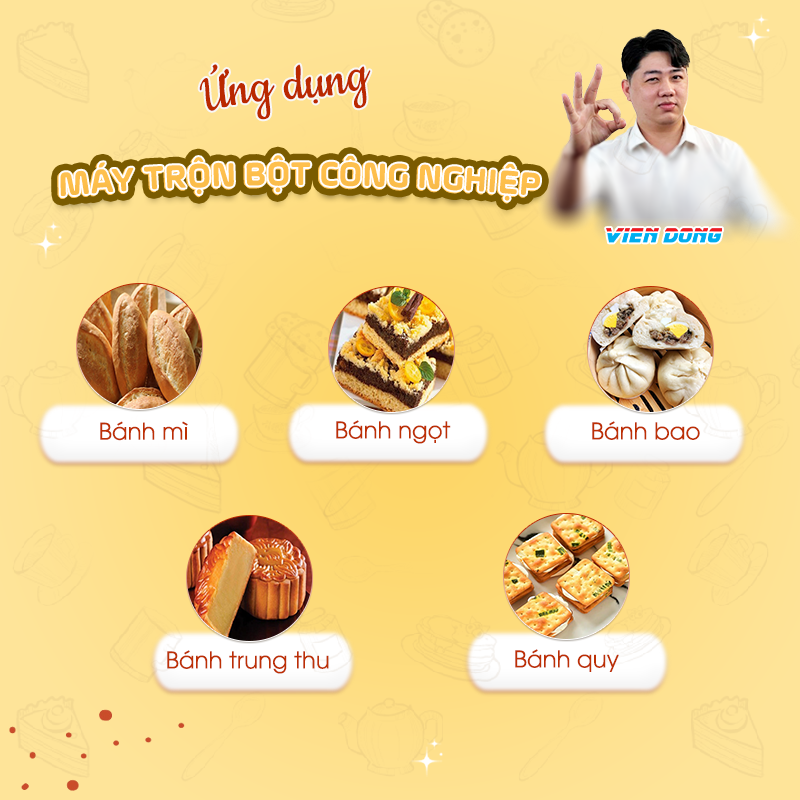 Máy trộn bột mì SD
