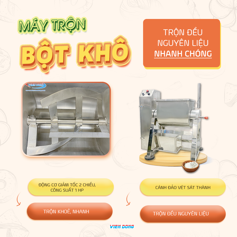 máy trộn bột khô máy trộn bột khô