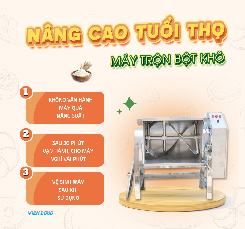 Máy trộn bột khô