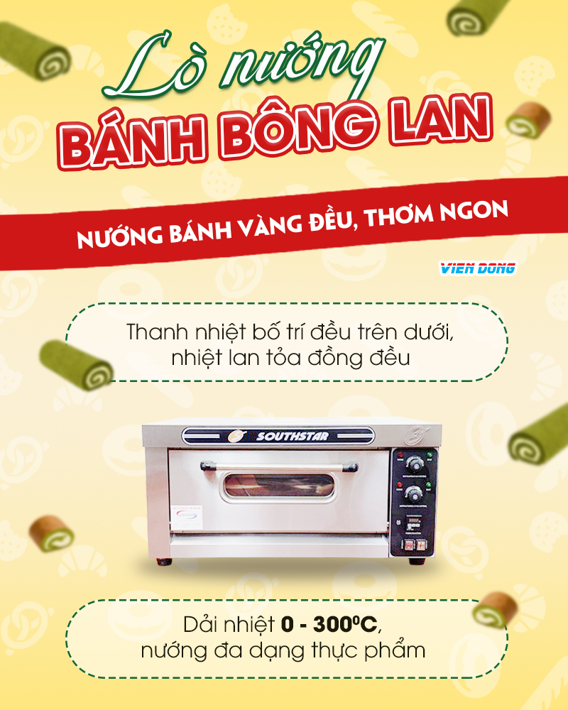 Lò nướng bánh bông lan điện Lò nướng bánh bông lan điện
