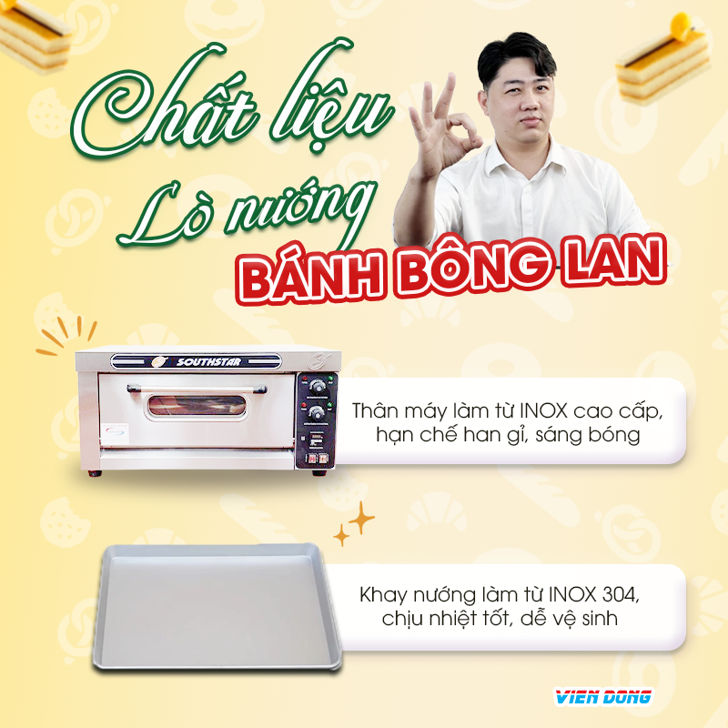 Lò nướng bánh bông lan điện Lò nướng bánh bông lan điện