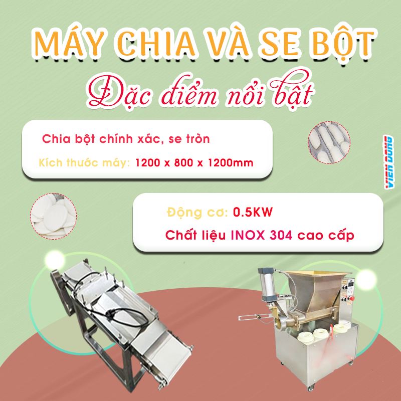 Máy chia và se bột làm bánh mì