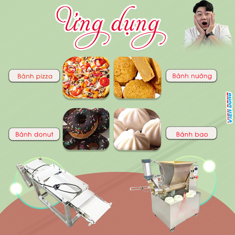 Máy chia và se bột làm bánh mì