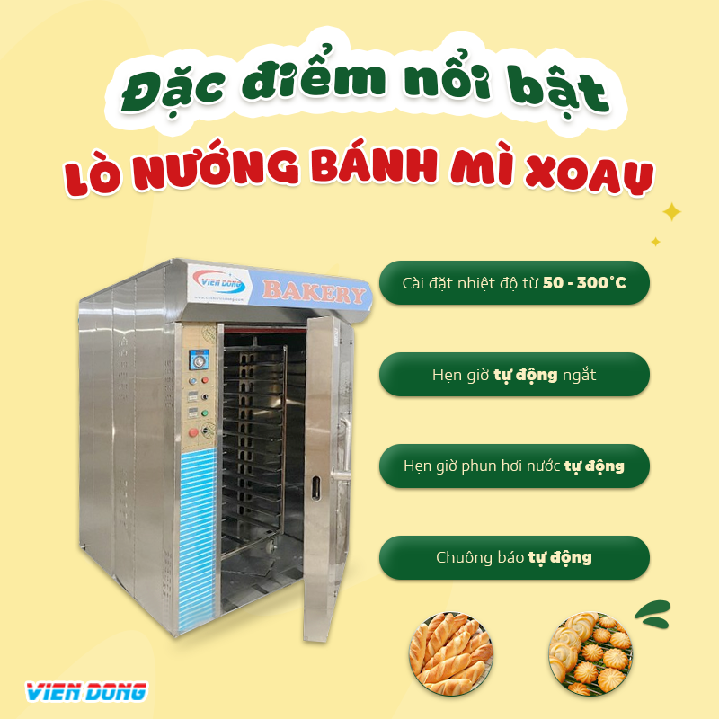lò nướng bánh mì cho xưởng